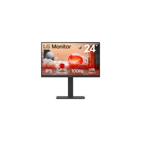MONITOR PC LG B2B 24BA650-B FHD 24 IPS,1920X1080,100HZ,ALTAVOZ 2WX2,TR 5MS,BRILLO 250CD/M2,16:9,SRGB 99%,1300:1,KVM,HDMI,DISPLA