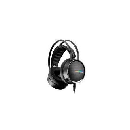 DIADEMA GAMER / VORAGO START THE GAME / HS-502, 3.5MM, RGB, 50MM, NEGRO