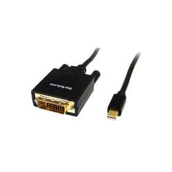 CABLE 1.8M MINI DISPLAYPORT A DVI - CABLE ADAPTADOR MINI DP A DVI - VIDEO 1080P - MDP PASIVO A DVI-D MONOENLACE, MDP O THUNDERB