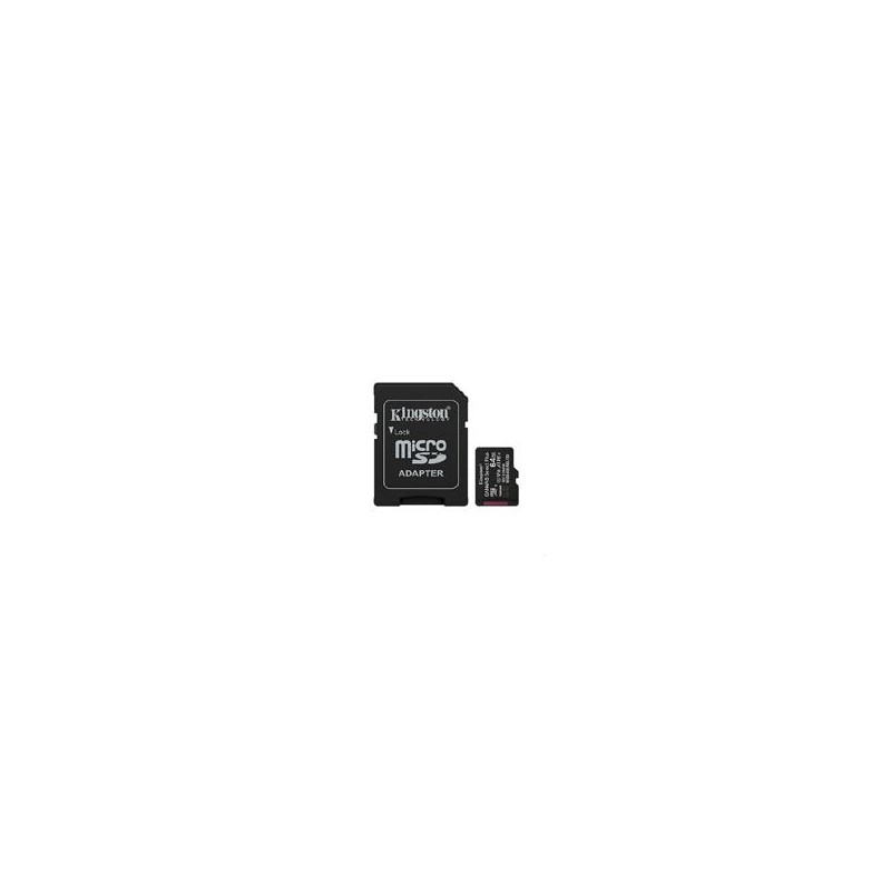 MEMORIA FLASH MICRO SD KINGSTON SDXC CANVAS SELECT PLUS 64GB 100MB/S UHS-I U1 V10 C/ADAPTADOR (SDCS3/64GB)