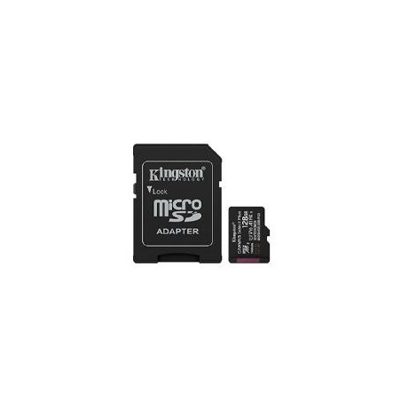MEMORIA FLASH MICRO SD KINGSTON SDXC CANVAS SELECT PLUS 128GB 150MB/S UHS-I U1 V10 C/ADAPTADOR (SDCS3/128GB)
