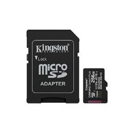 MEMORIA FLASH MICRO SD KINGSTON SDXC CANVAS SELECT PLUS 256GB 150MB/S UHS-I U1 V10 C/ADAPTADOR (SDCS3/256GB)