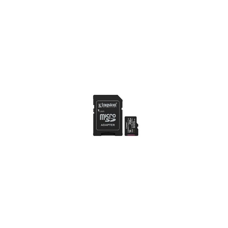 MEMORIA FLASH MICRO SD KINGSTON SDXC CANVAS SELECT PLUS 256GB 150MB/S UHS-I U1 V10 C/ADAPTADOR (SDCS3/256GB)