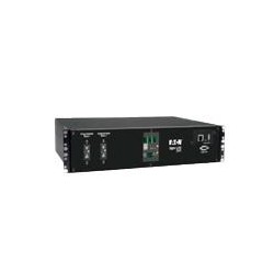 PDU MONOFASICO CONTROLABLE CON SWITCH DE TRANSFERENCIA AUTOMATICA 5.8KW, 2 ENTRADAS L6-30P DE 200V - 240V, 16 TOMACORRIENTES C1