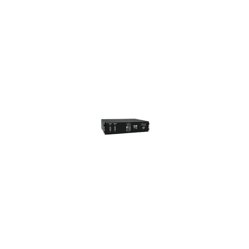 PDU MONOFASICO CONTROLABLE CON SWITCH DE TRANSFERENCIA AUTOMATICA 5.8KW, 2 ENTRADAS L6-30P DE 200V - 240V, 16 TOMACORRIENTES C1