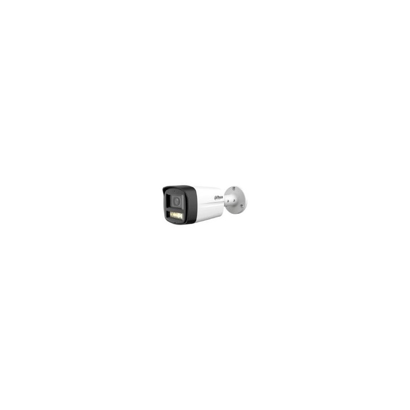 CAMARA HDCVI PLUS/ DAHUA/ HAC-HFW1200TLM-IL-T/ BULLET DE 2 MP/ LENTE DE 2.8 MM APERTURA DE HASTA 111°/ AUDIO BIDIRECCIONAL/ ILU