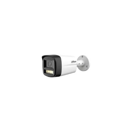 CAMARA HDCVI PLUS/ DAHUA/ HAC-HFW1200TLM-IL-T/ BULLET DE 2 MP/ LENTE DE 2.8 MM APERTURA DE HASTA 111°/ AUDIO BIDIRECCIONAL/ ILU