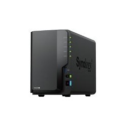 NAS SYNOLOGY DS225+ /2 BAHIAS NUCLEO CUADRUPLE HASTA 2.7 GHZ 2GB DDR4, AMPLIABLE HASTA 6GB/1GBE LAN X1/ 2.5GBE LAN X1/SATA/HOT-