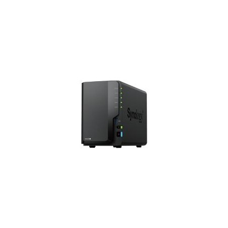 NAS SYNOLOGY DS225+ /2 BAHIAS NUCLEO CUADRUPLE HASTA 2.7 GHZ 2GB DDR4, AMPLIABLE HASTA 6GB/1GBE LAN X1/ 2.5GBE LAN X1/SATA/HOT-