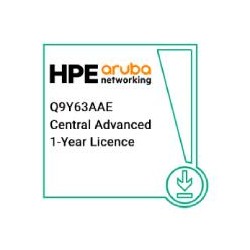 LICENCIAMIENTO DE CENTRAL HPE ARUBA Q9Y63AAE ANW AP ADVANCED 1Y E-STU