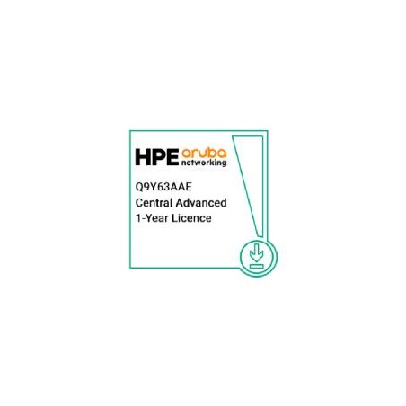 LICENCIAMIENTO DE CENTRAL HPE ARUBA Q9Y63AAE ANW AP ADVANCED 1Y E-STU