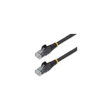 CABLE ETHERNET CAT 6 DE 2 METROS - LSZH (BAJO NIVEL DE HUMO Y CERO HALóGENOS) - CABLE DE RED PATCH UTP RJ45 POE  NEGRO, CAT6, E