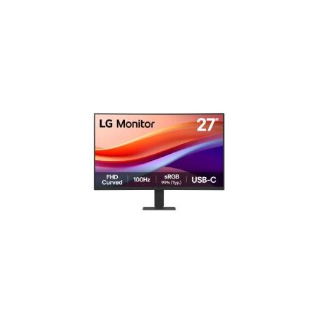 MONITOR PC LG 27U421A-B CURVO FHD 27 PULG,USB-C,PANEL VA,100HZ,TR 5MS(GTG),RESOL 1920X1080,ASP 16:9,BRILLO 250CD/M2,CONTR 3000: