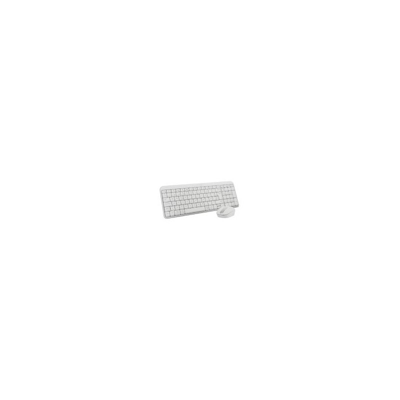 TECLADO Y MOUSE LOGITECH MK250 COMPACTO BLUETOOTH BLANCO