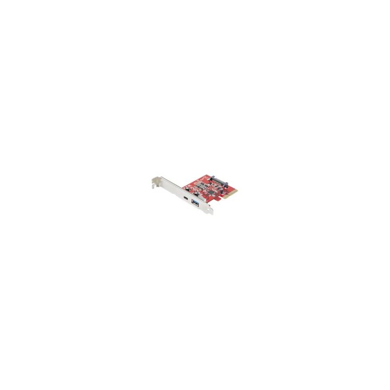 TARJETA PCI EXPRESS USB-C DE 2 PUERTOS 10GBPS USB-A  AND  USB-C - TARJETA ADAPTADORA CONTROLADORA USB 3.2 GEN 2 (10GBPS) STARTE