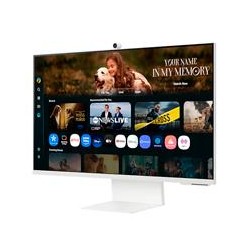 MONITOR LED SAMSUNG 32 PULGADAS / 4K (3840 X 2160)/ PLANO/ SMART MONITOR M8, M80F/ VA / 60 HZ / HDMI / VGA / BLANCO