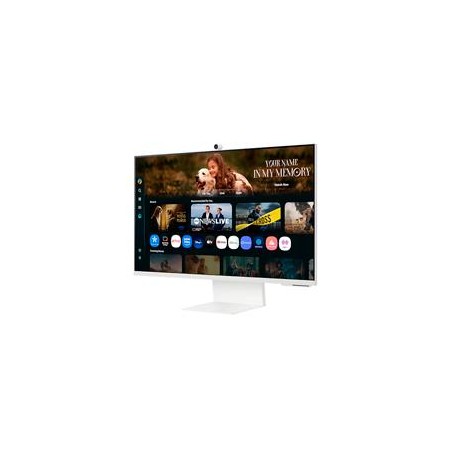 MONITOR LED SAMSUNG 32 PULGADAS / 4K (3840 X 2160)/ PLANO/ SMART MONITOR M8, M80F/ VA / 60 HZ / HDMI / VGA / BLANCO