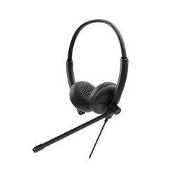 AUDIFONOS DELL WH1022 ALAMBRICOS NEGRO | USB-A | 520-BBLL