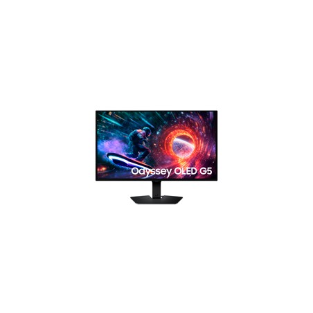 MONITOR LED SAMSUNG 27 PULGADAS /G5 ODYSSEY GAMER/QHD (2560 X 1440)/ OLED / PLANO/ DP/ HDMI/ 144HZ/ NEGRO