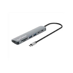 DOCKINGSTATIO/MANHATTAN/190442/DOCKING STATION USB-C 7 EN 1 CON HDMI 4K