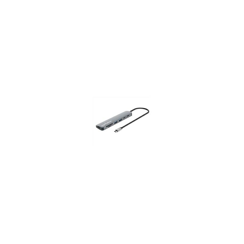 DOCKINGSTATIO/MANHATTAN/190442/DOCKING STATION USB-C 7 EN 1 CON HDMI 4K