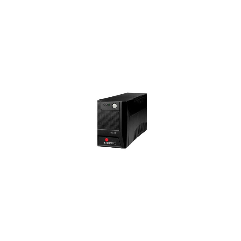 NO-BREAK INTERACTIVO SMARTBITT  SBNB750USB  750VA/375 W, CLAVIJA NEMA 5-15P, 6 CONTACTOS, TIPO NEMA 5-15R, 3 CON RESPALDO DE BA