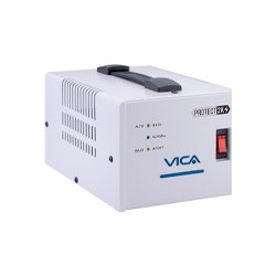 REGULADOR AUTOMATICO DE VOLTAJE VICA PROTECT 2K 2000VA / 1200W, 4 TOMAS NEMA 5-15R REGULADAS Y CON SUPRESOR DE PICOS, 3 AÑOS DE
