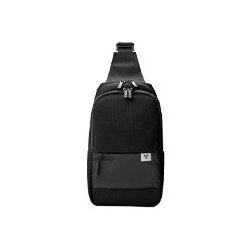 MOCHILA PECHERA CRUZADA VORAGO CB-300 IMPERMEABLE NEGRA