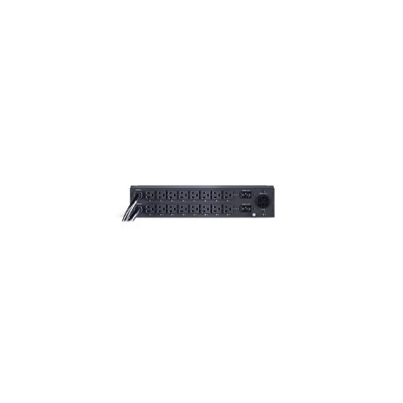 PDU CYBERPOWER ATS PDU44003, MONTAJE EN RACK 2U, ENCHUFE DE ENTRADA 2 NEMA L5-30P, TIPO DE SALIDA 16 NEMA 5-20R 1 NEMA L5-30R,