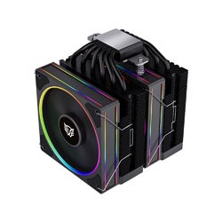 ENFRIAMIENTO DE AIRE GAMER BALAM RUSH HELIUX PRO HEX75 / DISPLAY PARA MONITOREO DE TEMPERATURA + RGB / 6 PIPAS / TDP 270 W / CO