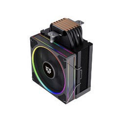 ENFRIAMIENTO DE AIRE GAMER BALAM RUSH HELIUX PRO HEX65 / DISPLAY PARA MONITOREO DE TEMPERATURA + RGB / 6 PIPAS / TDP 240 W / CO