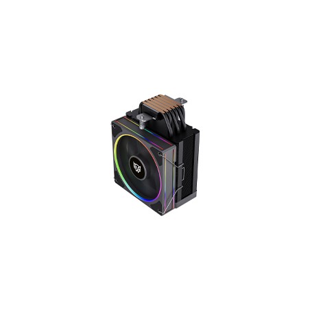 ENFRIAMIENTO DE AIRE GAMER BALAM RUSH HELIUX PRO HEX60 / RGB / 6 PIPAS / TDP 240 W / COMPATIBILIDAD AMD + INTEL / NEGRO / BR-94