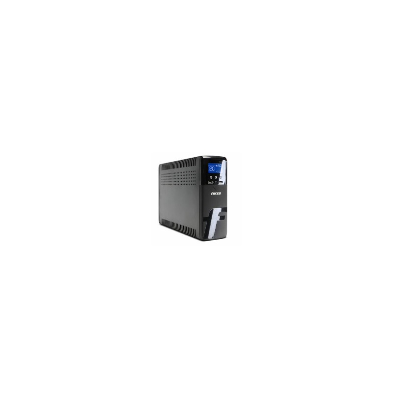 UPS INTERACTIVO FORZA XG-1501LCD ONDA SINUSOIDAL PURA CON APFC, 1500VA/900W, ENCHUFE NEMA 5-15P, 10 SALIDAS NEMA 5-15R (5 RESPA