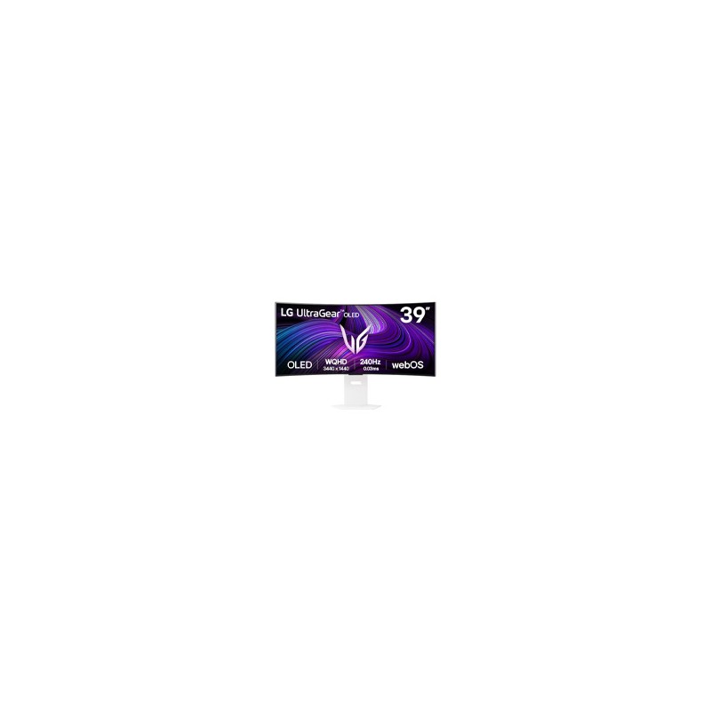 MONITOR PC LG 39GX90SA-W GAMING CURVO ULTRAGEAR OLED 39 PULG,240HZ,3440X1440,21:9,BRILLO 275CD/M2,1500000:1,TR 0.03MS(GTG),HDR1
