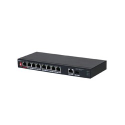 SWITCH/ DAHUA/ PFS3110-8ET1GT1GF-96 / POE DE 10 PTS/8 PTS POE 10/100/1PTO SFP DE1000 MBPS/1 PTO UPLINK DE 10/100/1000/ 96 WATTS