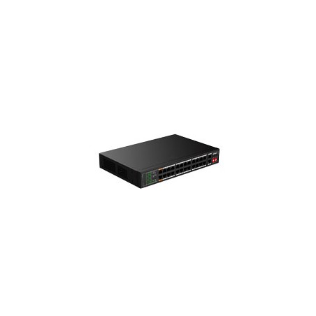 SWITCH / DAHUA/ DH-SF1026LP/POE FAST ETHERNET DE 26 PUERTOS/HASTA 190 WATTS TOTALES/ 24 PTOS POE 10/100/ 2 PUERTOS UPLINK 10/10