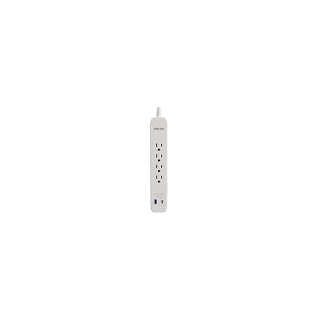 SUPRESOR DE PICOS FORZA FSP-451USBCW 1625W, 50/60HZ,110/220VCA, AMPERAJE 13A CABLE 46 CM, ENTRADA NEMA 5-15P, SALIDA 4 X NEMA 5