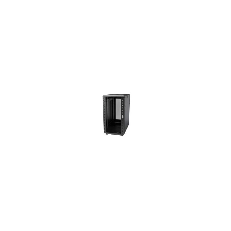 GABINETE RACK STARTECH PARA SERVIDORES 25U 19 4 POSTES CON CERRADURA Y SEGURO - RACK CON RUEDAS Y RIELES DE MONTAJE AJUSTABLES