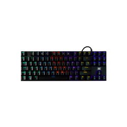 TECLADO VORAGO START THE GAME KB-600 MECANICO TKL RGB RAINBOW NEGRO
