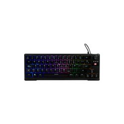 TECLADO VORAGO START THE GAME KB-506 TKL FACTOR 65%, RGB DINÁMICO, RUEDA MULTIMEDIA, ALÁMBRICO, NEGRO