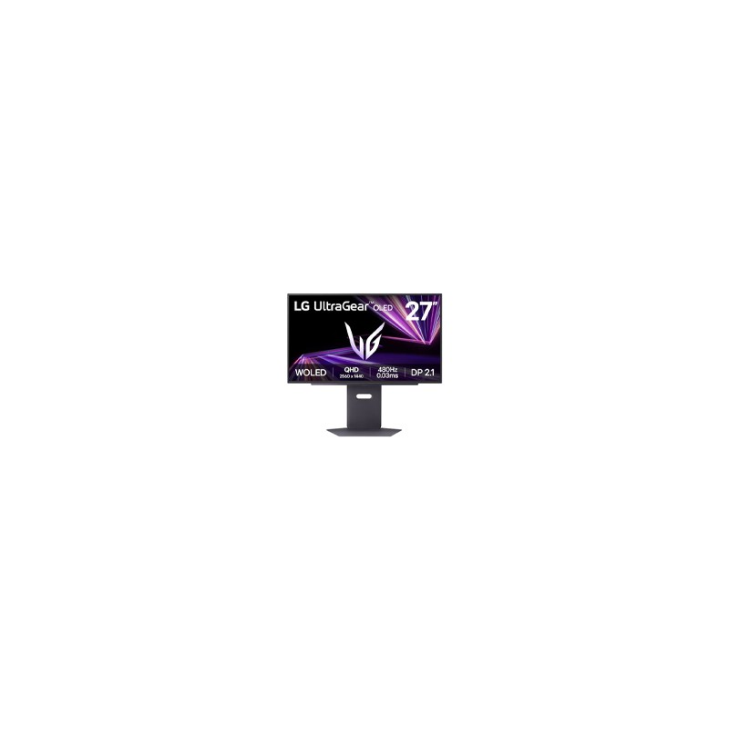 MONITOR PC LG ULTRAGEAR GAMING QHD OLED 26.5 PULG,480HZ,2560X1440,16:9,DCI-P3 98.5%,275CD/M2,TR 0.03MS,1500000:1,HDMI,DISPLAYPO