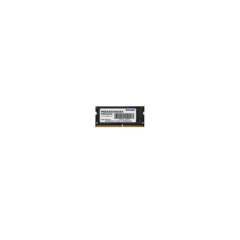 MEMORIA RAM PATRIOT SIGNATURE SODIMM DDR4 8GB 3200MTS CL22 PC4-25600 288PIN 1.2V LAPTOP AIO MINIPCS PSD48G32002S