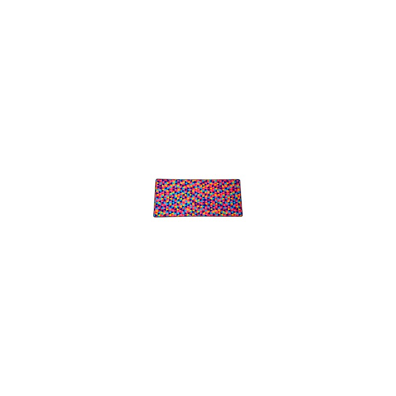 MOUSEPAD ACTECK VIBE FLOW KALEIDO MT464M / ALFOMBRILLA MOUSE PAD / TELA + GOMA / 80 X 35 CM / ALTA RESISTENCIA / FACIL DE LIMPI