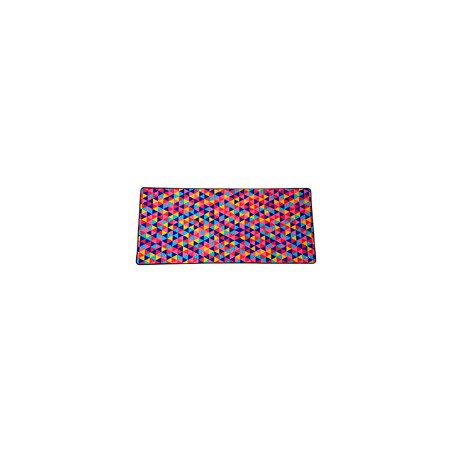 MOUSEPAD ACTECK VIBE FLOW KALEIDO MT464M / ALFOMBRILLA MOUSE PAD / TELA + GOMA / 80 X 35 CM / ALTA RESISTENCIA / FACIL DE LIMPI