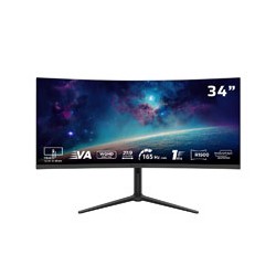 MONITOR GAMER BALAM RUSH COSMOS ARCUS MCA34X / 34 PULGADAS / CURVO / 2 BOCINAS DE 3W / 165 HZ / 2X DP 1.4 / 2X HDMI 2.0 / 1 MS