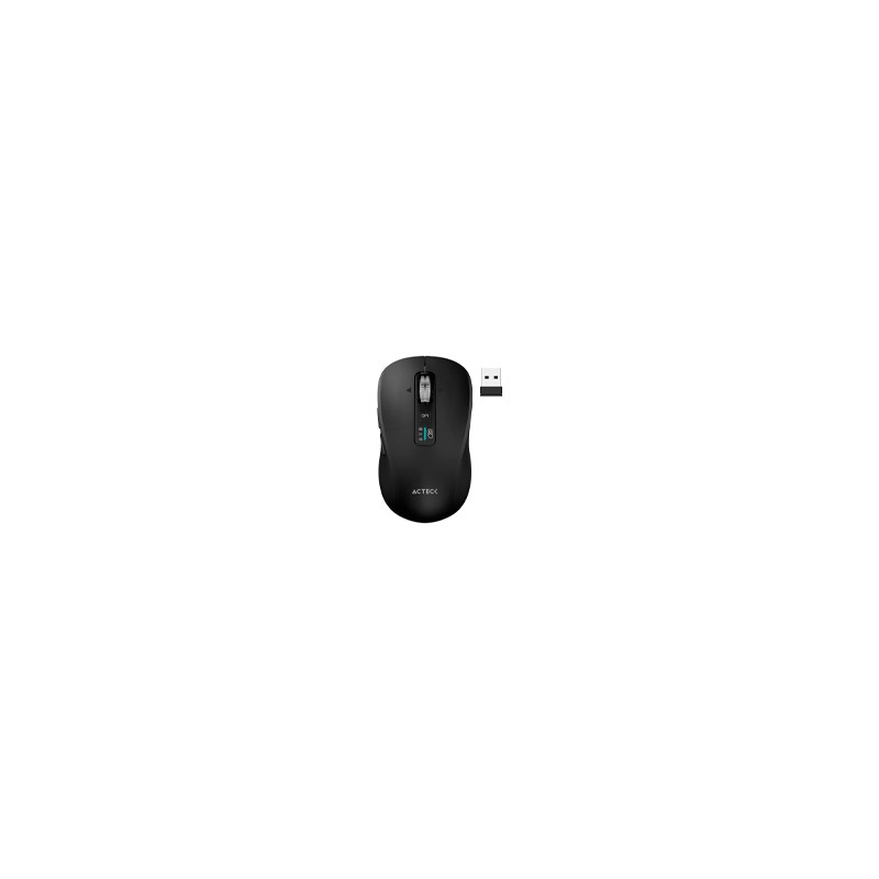 MOUSE ACTECK VIRTUOS PRO AIR MI766 / INALAMBRICO DUAL / ERGONOMICO / RECARGABLE / WIN, MAC, ANDROID / BLUETOOTH / OPTICO / 9 BO