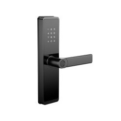 CERRADURA INTELIGENTE CON DETECCIóN DE HUELLA DACTILAR, TARJETA RFID, CONECTIVIDAD WIFI, COMBINACIóN NUMéRICA Y LLAVE FíSICA, D