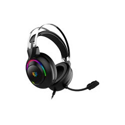 AUDIFONOS GAMER BALAM RUSH HESIX II HS688 / ALAMBRICOS / ALMOHADILLAS DE CUERO PROTEICO / AUX 3.5 MM - USB / PC, DISPOSITIVOS M