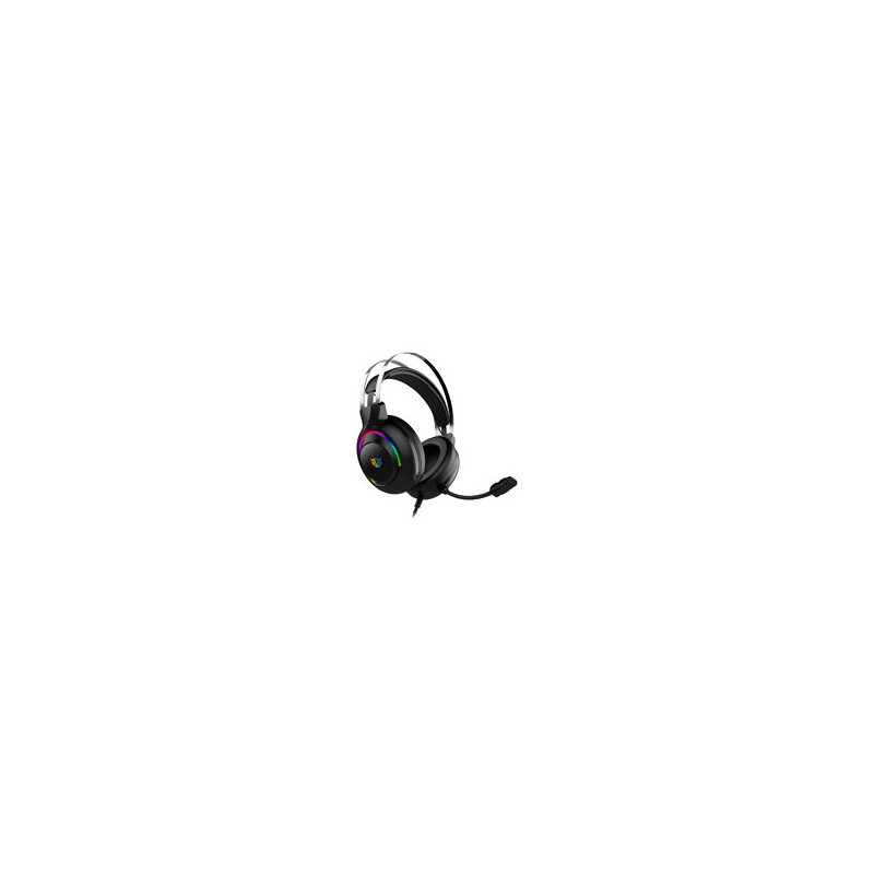 AUDIFONOS GAMER BALAM RUSH HESIX II HS688 / ALAMBRICOS / ALMOHADILLAS DE CUERO PROTEICO / AUX 3.5 MM - USB / PC, DISPOSITIVOS M