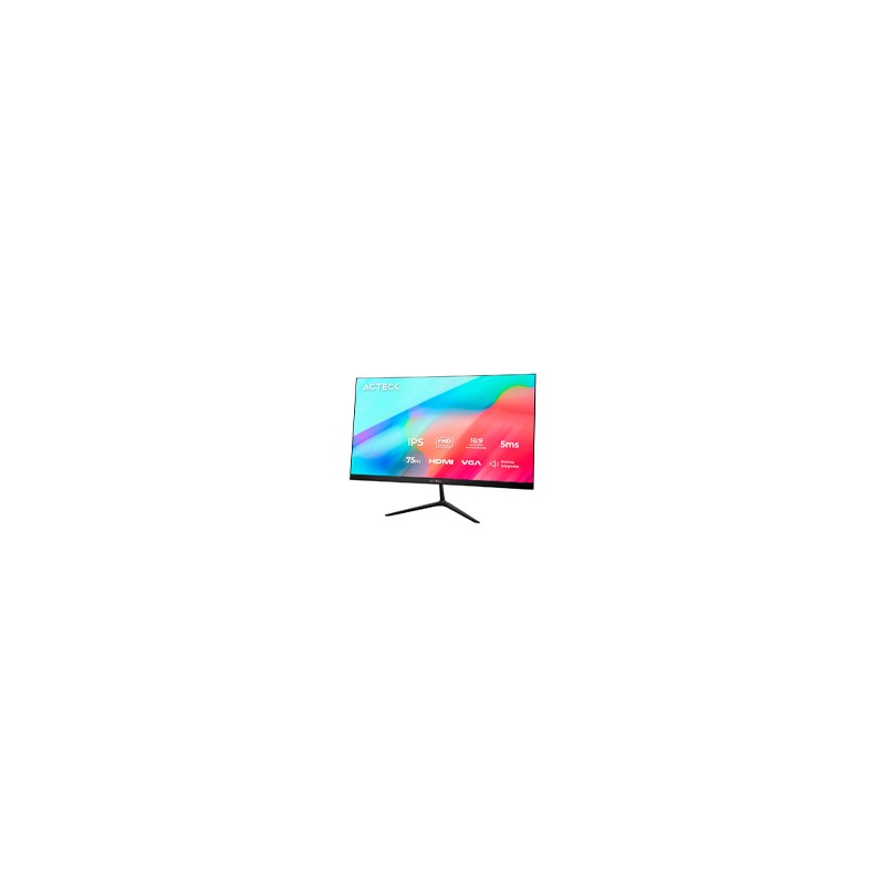 MONITOR ACTECK CAPTIVE VIVID SP245 / 24.5 PULGADAS / PLANO / FILL HD / 75 HZ / 5 MS / VGA, HDMI 1.4 / VESA 75X75 / 3 AÑOS DE GA